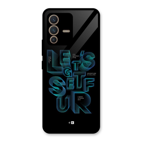 Lets Get Surf Glass Back Case for Vivo V23 5G