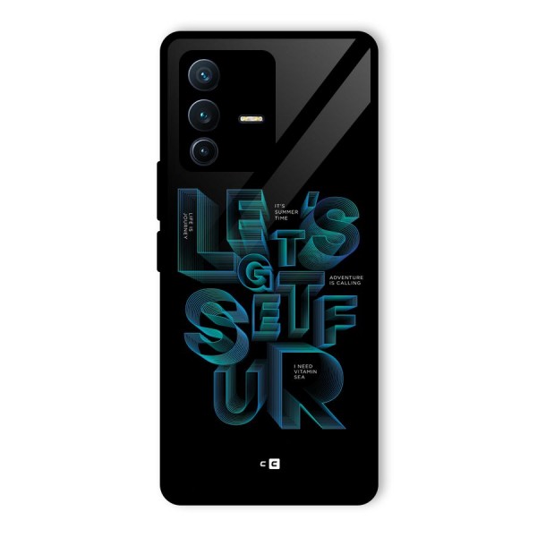 Lets Get Surf Glass Back Case for Vivo V23 Pro