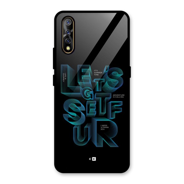 Lets Get Surf Glass Back Case for Vivo Z1x