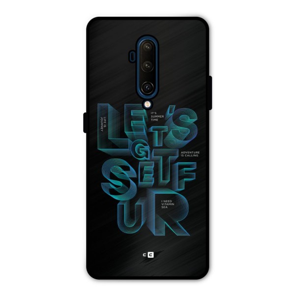 Lets Get Surf Metal Back Case for OnePlus 7T Pro