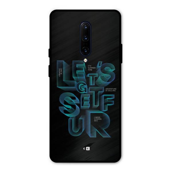 Lets Get Surf Metal Back Case for OnePlus 7 Pro