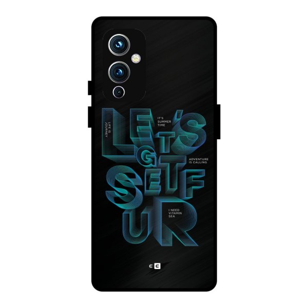 Lets Get Surf Metal Back Case for OnePlus 9