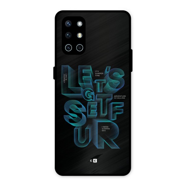 Lets Get Surf Metal Back Case for OnePlus 9R