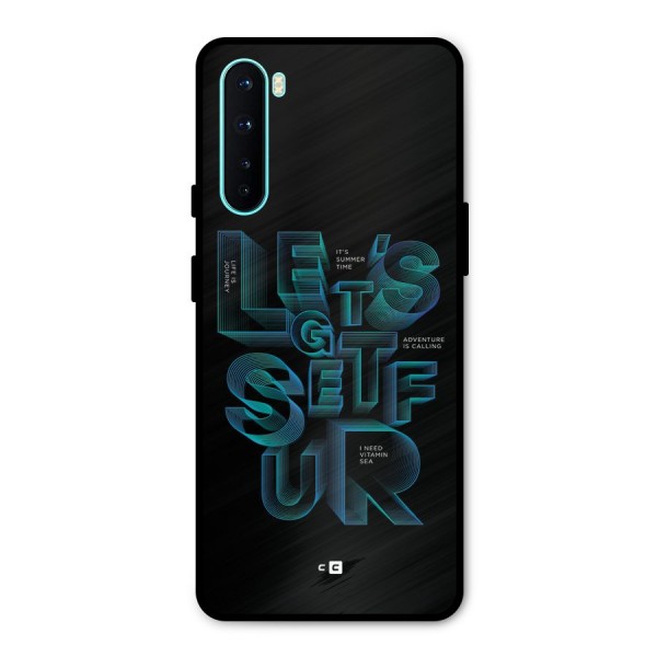 Lets Get Surf Metal Back Case for OnePlus Nord