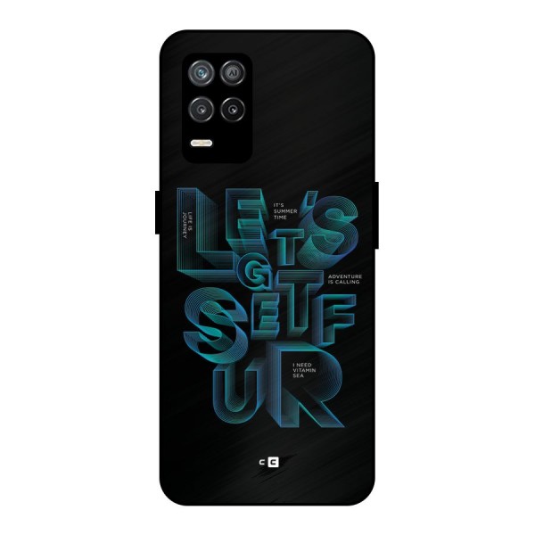 Lets Get Surf Metal Back Case for Realme 8 5G