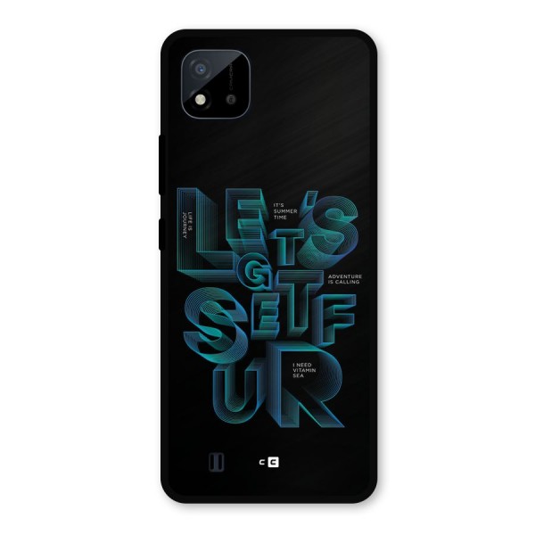 Lets Get Surf Metal Back Case for Realme C11 2021