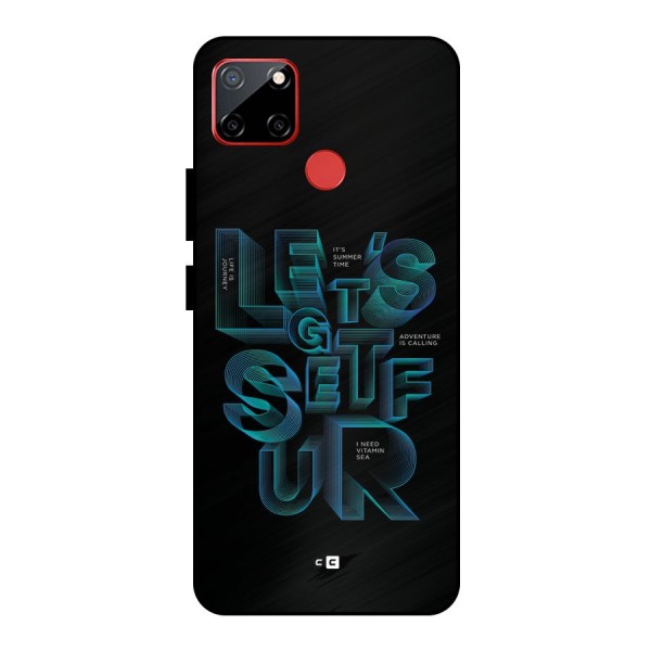 Lets Get Surf Metal Back Case for Realme C12