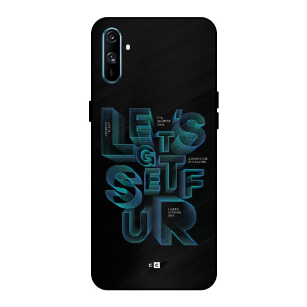 Lets Get Surf Metal Back Case for Realme C3