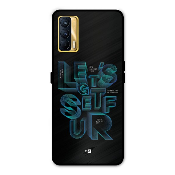 Lets Get Surf Metal Back Case for Realme X7