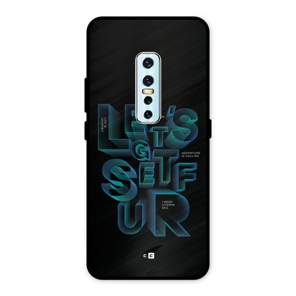 Lets Get Surf Metal Back Case for Vivo V17 Pro