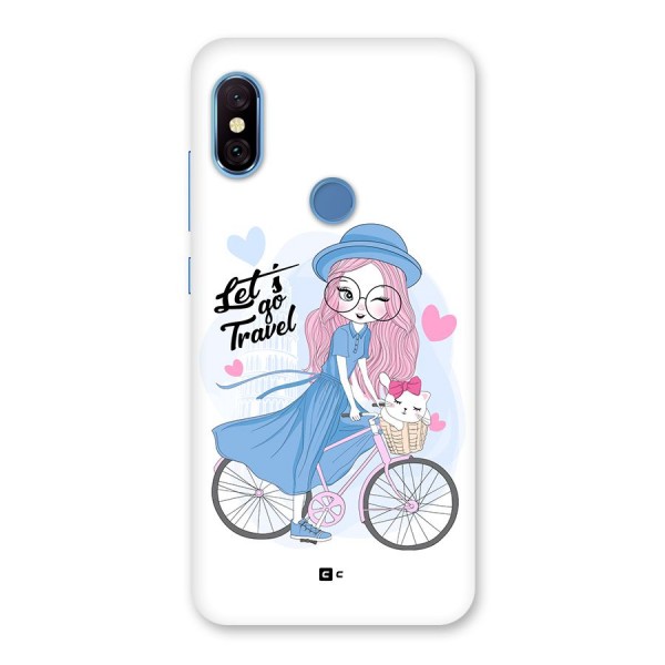 Lets Go Travel Back Case for Redmi Note 6 Pro