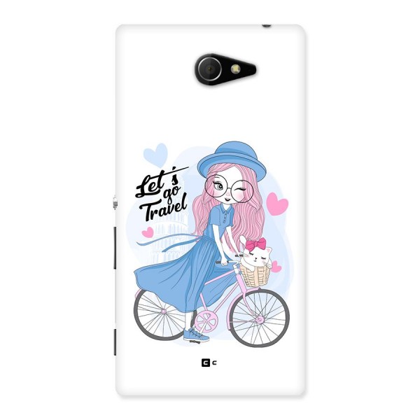 Lets Go Travel Back Case for Xperia M2