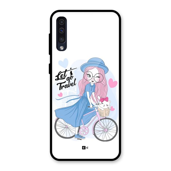 Lets Go Travel Glass Back Case for Galaxy A50s