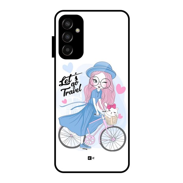 Lets Go Travel Glass Back Case for Galaxy F13