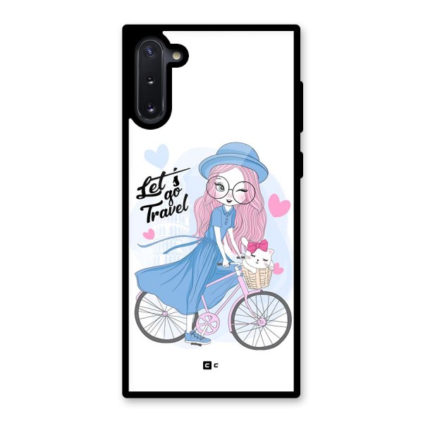 Lets Go Travel Glass Back Case for Galaxy Note 10