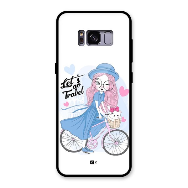 Lets Go Travel Glass Back Case for Galaxy S8