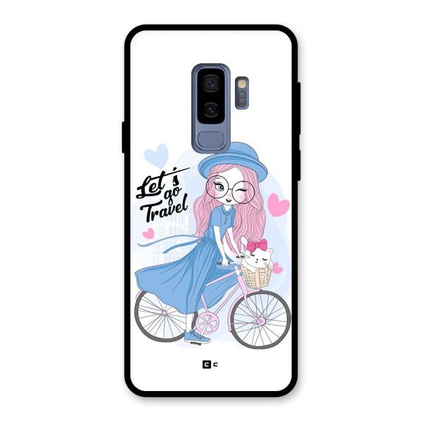 Lets Go Travel Glass Back Case for Galaxy S9 Plus