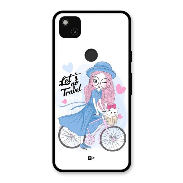 Lets Go Travel Glass Back Case for Google Pixel 4a