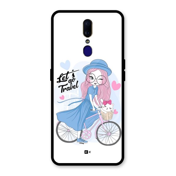 Lets Go Travel Glass Back Case for Oppo F11