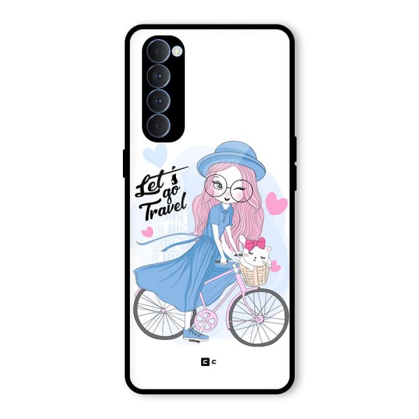 Lets Go Travel Glass Back Case for Oppo Reno4 Pro