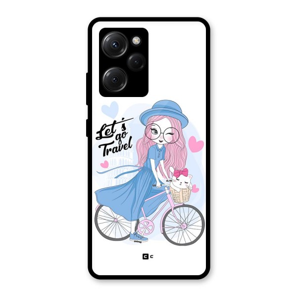 Lets Go Travel Glass Back Case for Poco X5 Pro