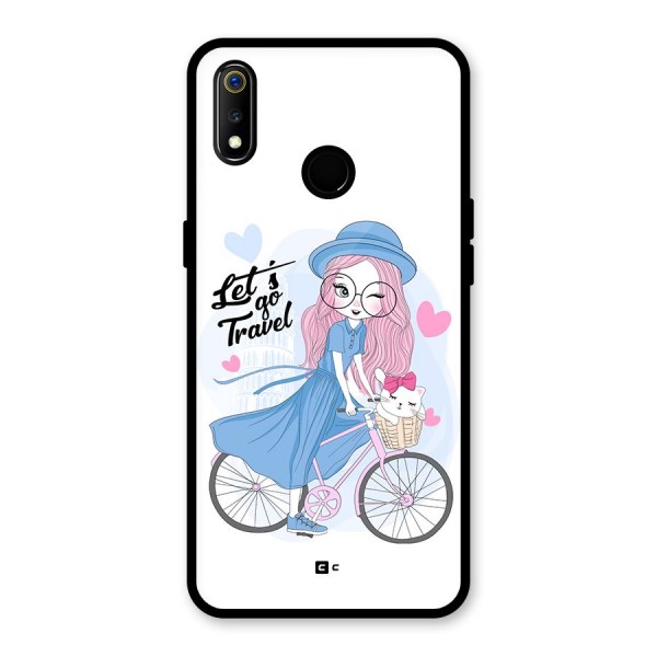 Lets Go Travel Glass Back Case for Realme 3