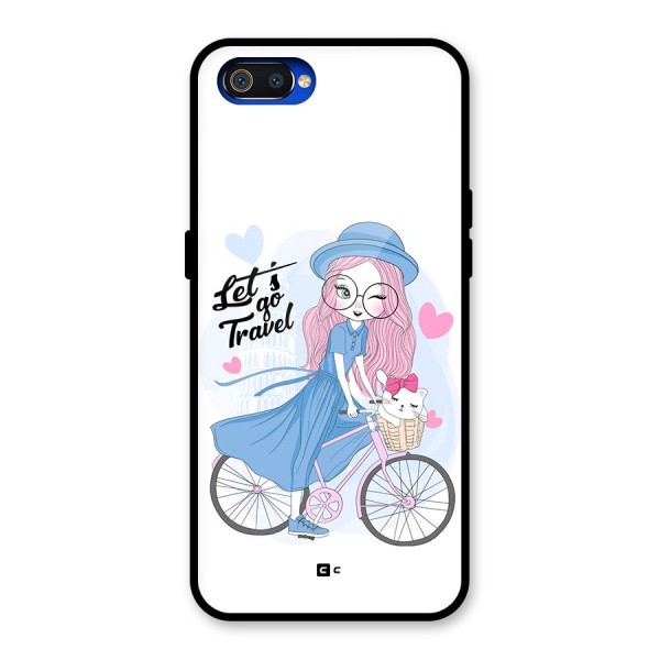 Lets Go Travel Glass Back Case for Realme C2