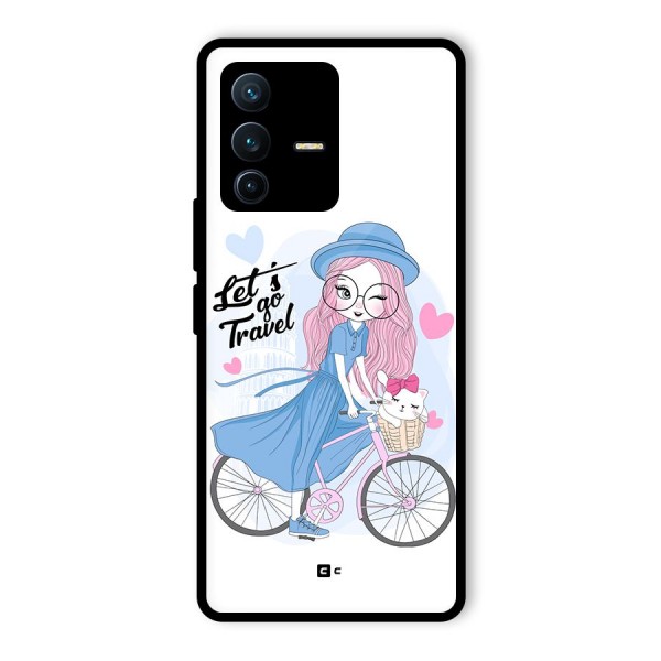 Lets Go Travel Glass Back Case for Vivo V23 Pro