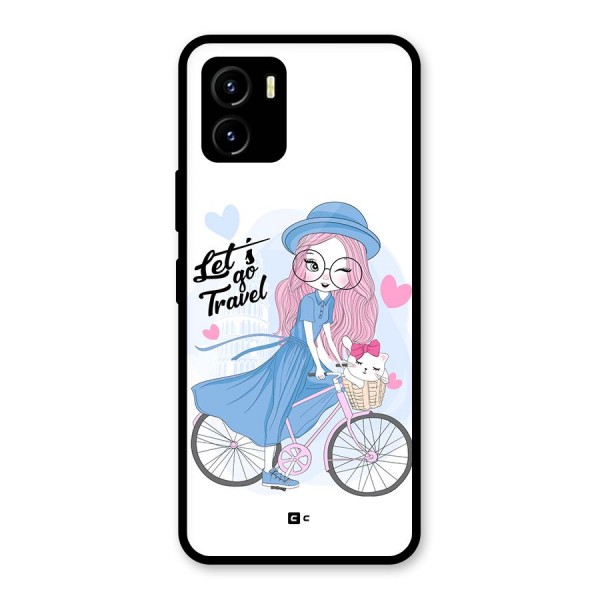 Lets Go Travel Glass Back Case for Vivo Y15s