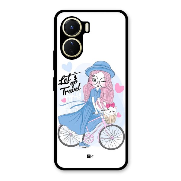 Lets Go Travel Glass Back Case for Vivo Y16