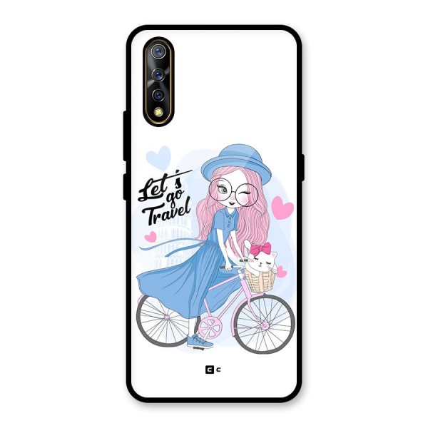 Lets Go Travel Glass Back Case for Vivo Z1x