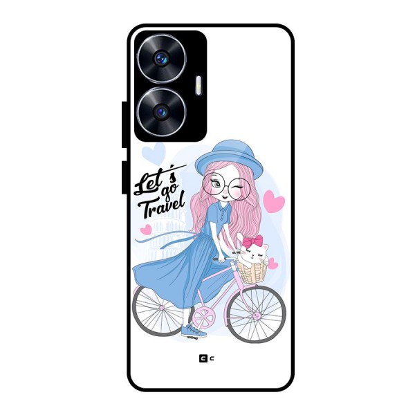 Lets Go Travel Glass Back Case for realme C55