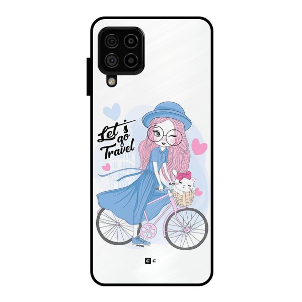 Lets Go Travel Metal Back Case for Galaxy A22 4G