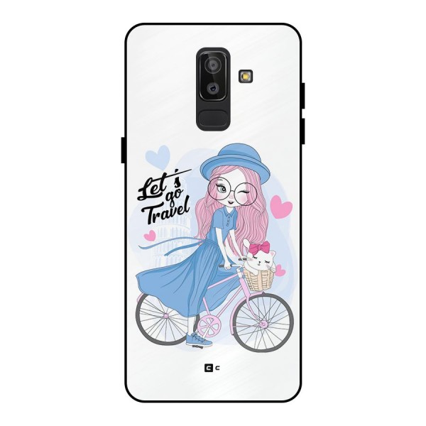 Lets Go Travel Metal Back Case for Galaxy J8