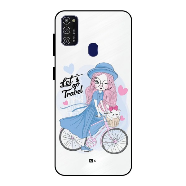 Lets Go Travel Metal Back Case for Galaxy M21