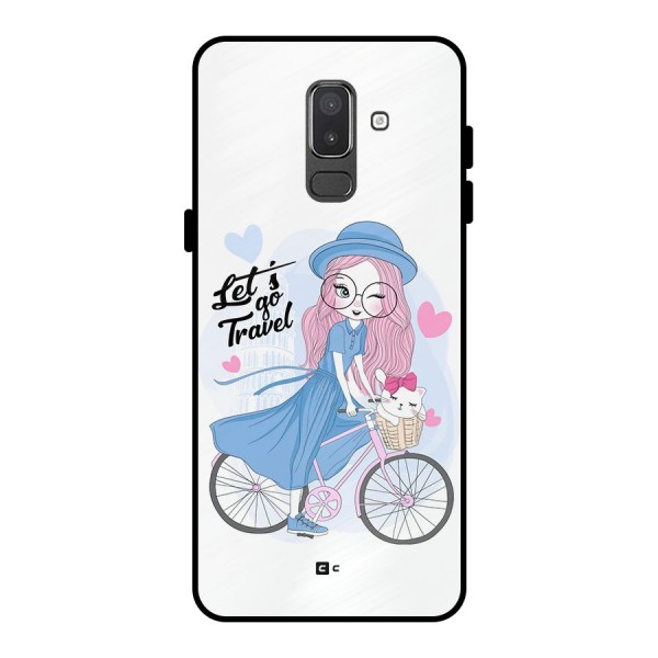 Lets Go Travel Metal Back Case for Galaxy On8 (2018)