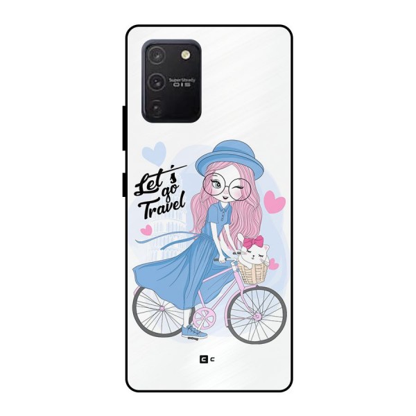 Lets Go Travel Metal Back Case for Galaxy S10 Lite