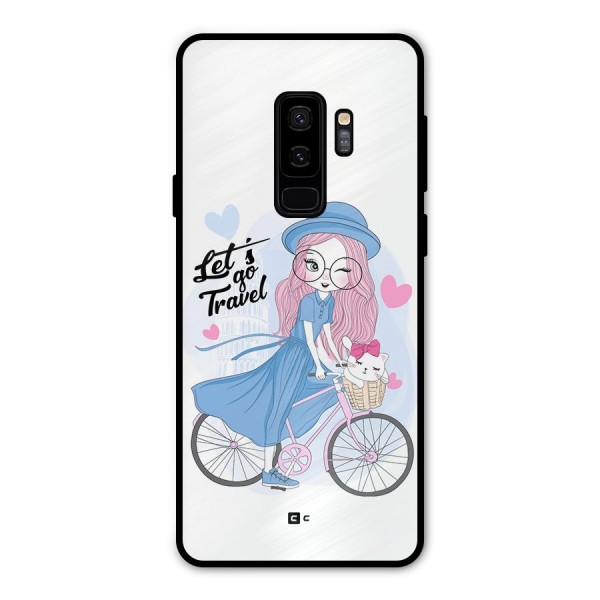 Lets Go Travel Metal Back Case for Galaxy S9 Plus