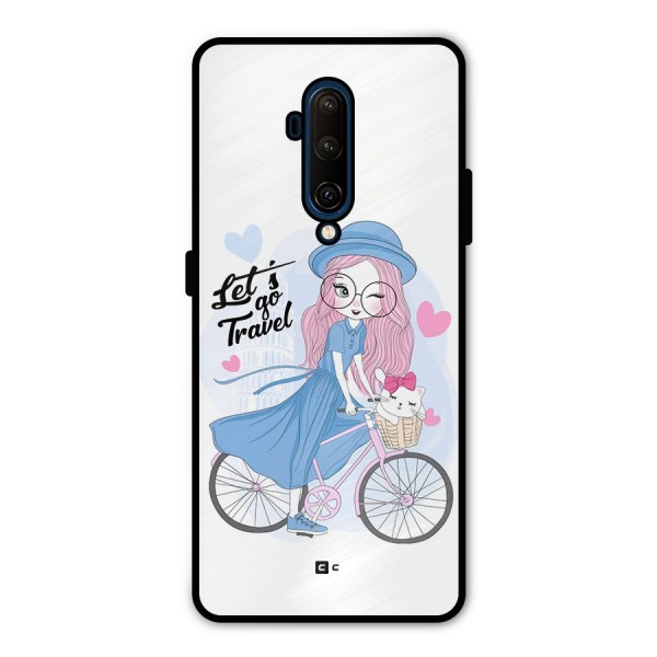 Lets Go Travel Metal Back Case for OnePlus 7T Pro