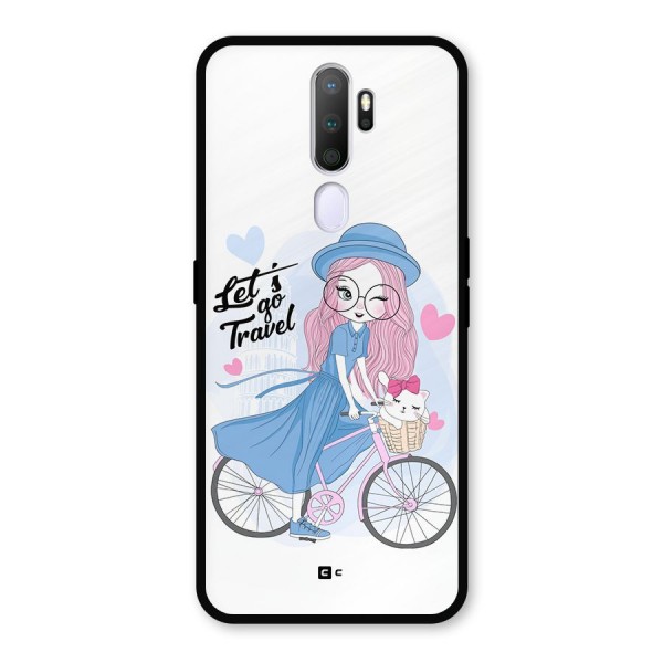 Lets Go Travel Metal Back Case for Oppo A9 (2020)