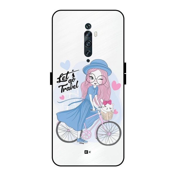 Lets Go Travel Metal Back Case for Oppo Reno2 Z