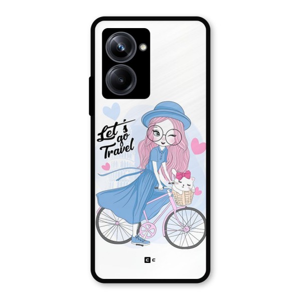 Lets Go Travel Metal Back Case for Realme 10 Pro