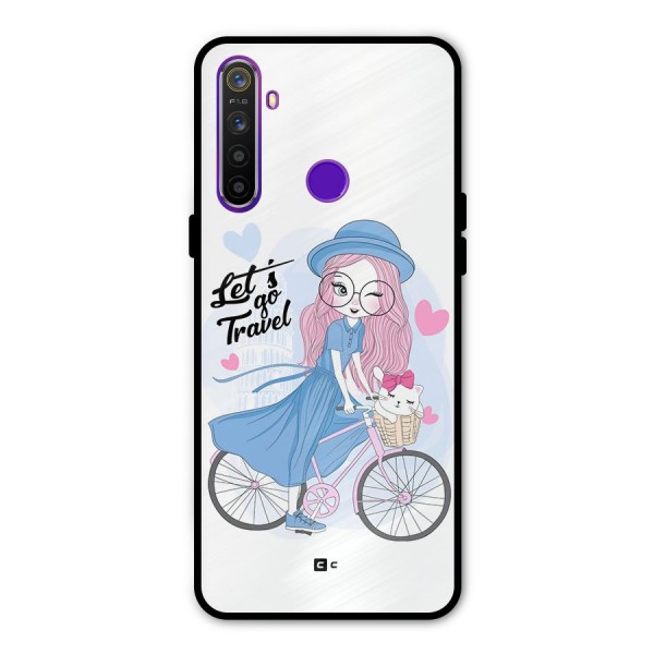 Lets Go Travel Metal Back Case for Realme 5i