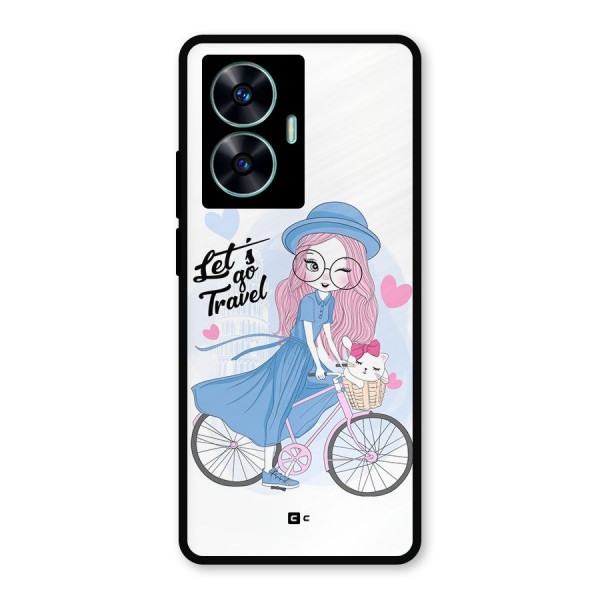 Lets Go Travel Metal Back Case for Realme C55