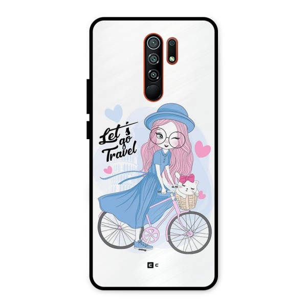 Lets Go Travel Metal Back Case for Redmi 9 Prime