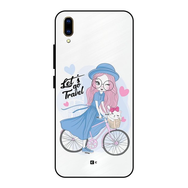 Lets Go Travel Metal Back Case for Vivo V11 Pro