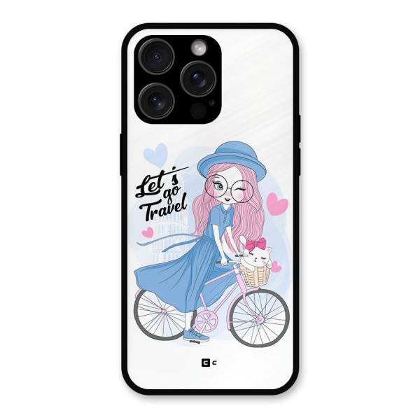 Lets Go Travel Metal Back Case for iPhone 15 Pro Max