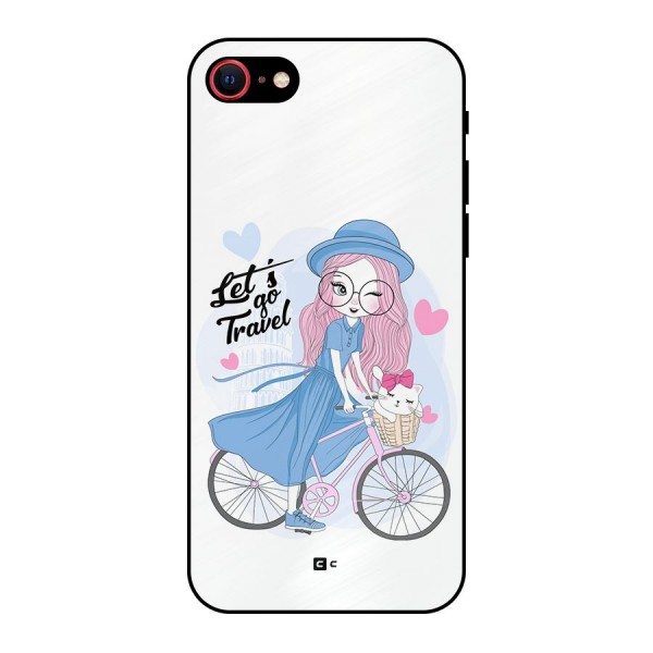 Lets Go Travel Metal Back Case for iPhone 7