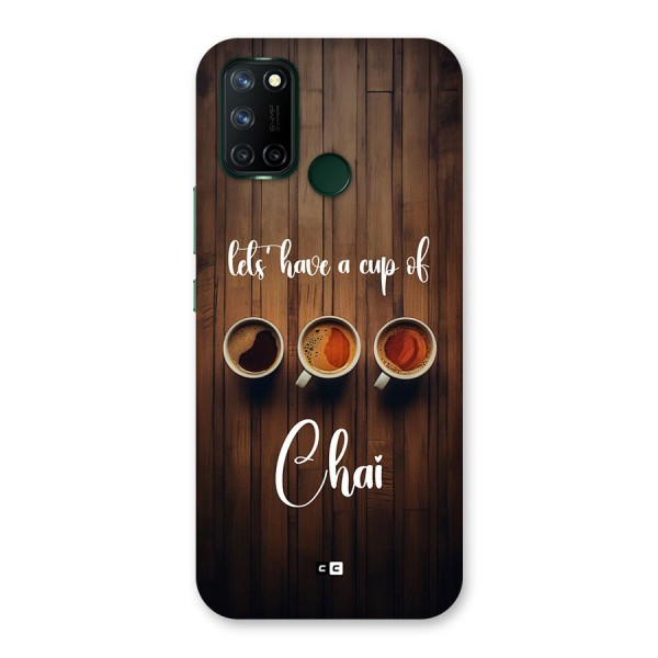 Lets Have A Cup Of Chai Back Case for Realme C17