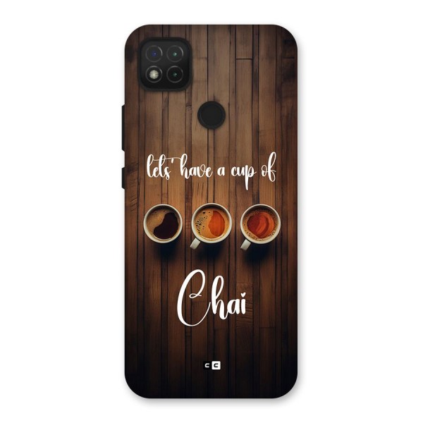 Lets Have A Cup Of Chai Back Case for Redmi 9 Activ